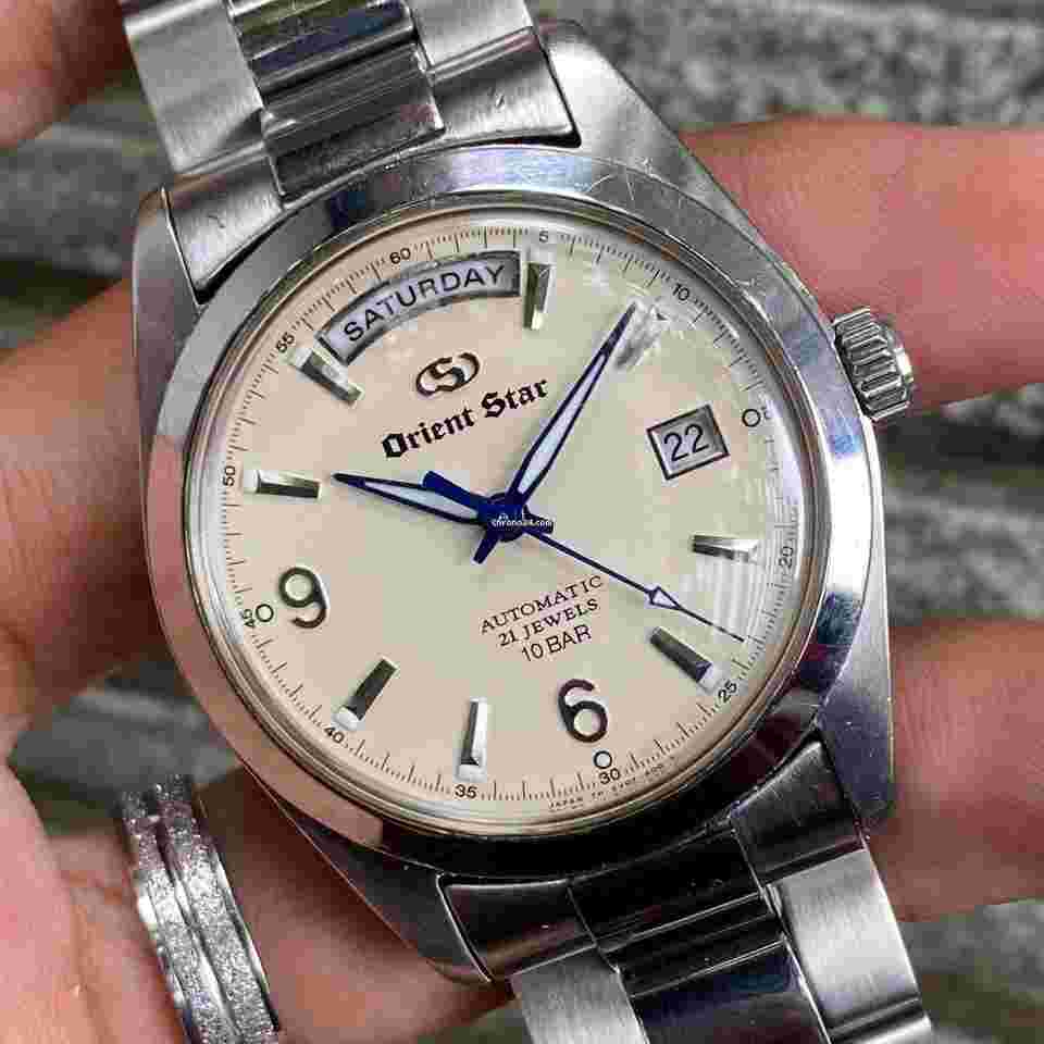 Orient Star
RARE ORIENT Star President EV0F-C0 Day Date White Dial Automatic Vintage Watch