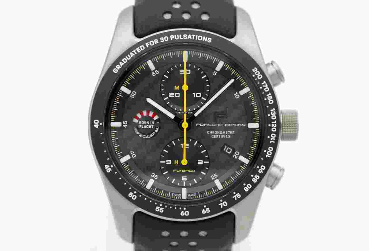 Porsche Design
Chronograph GT3 RS Weissach Flyback Chronograph 10-2024 Fullset NEW NEU