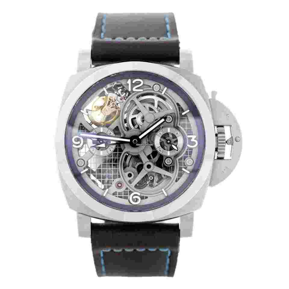 Panerai
Luminor Tourbillon GMT Titanium Skeleton Dial 47mm PAM00767