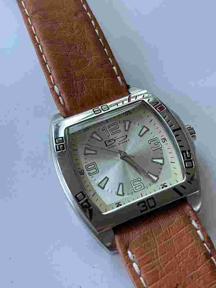 Daniel Steiger Stainless Steel Large Sapphire Cristal