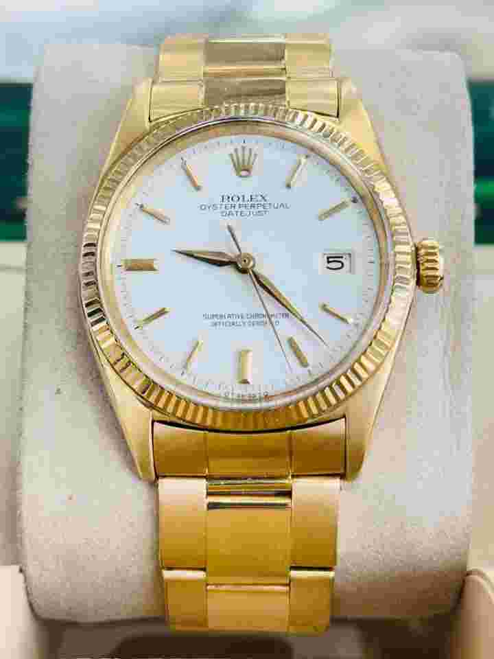 Rolex Datejust 36
Oyster Perpetual Yellow Gold 18k Ref.1601 Vintage Rare