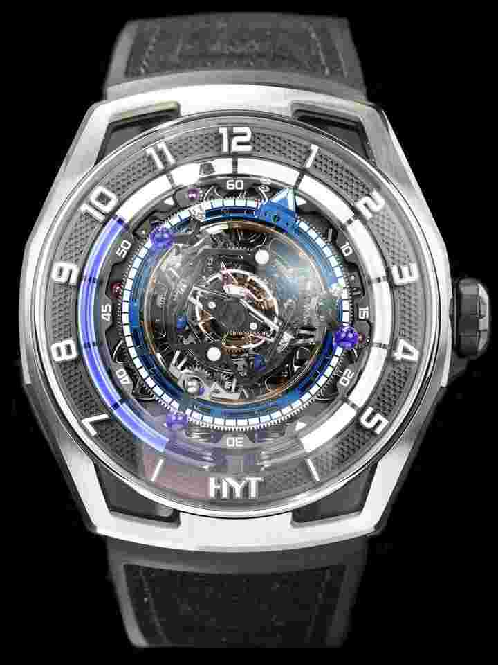 HYT
                           
                                 H03068-A Conical Tourbillon Titanium Blue Limited Edition