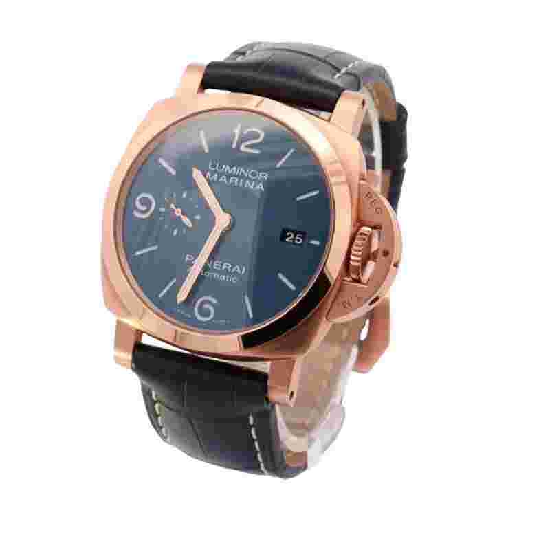 Panerai Luminor Marina
Goldtech Sole Blu Alligator Men’s Watch PAM01112