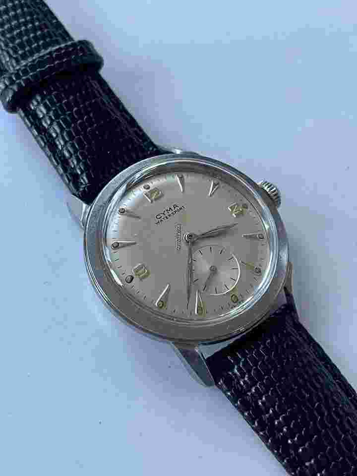 Cyma
Dress Classic Stainless Steel Screw Down Back Vintage Swiss Made