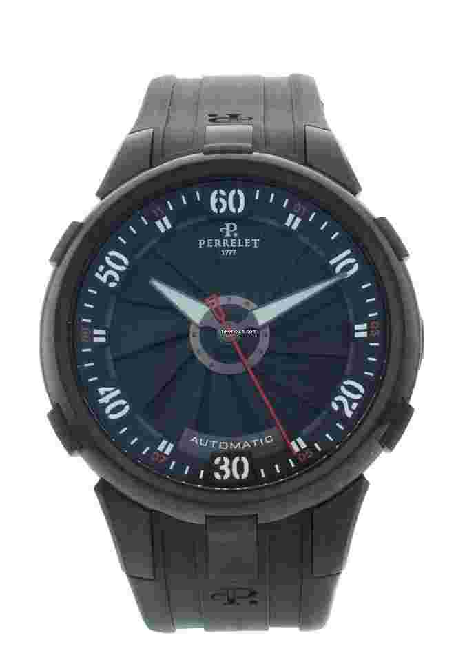 Perrelet Turbine Chronograph Stainless Steel Watch A1051/1