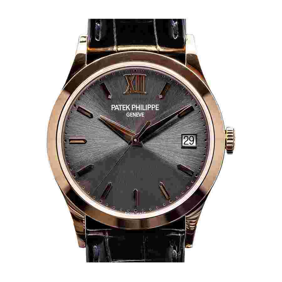 Patek Philippe Calatrava
5296R-016 Calatrava Limited Edition Rose Gold With Black Leather Watch Grey Dial 2024
