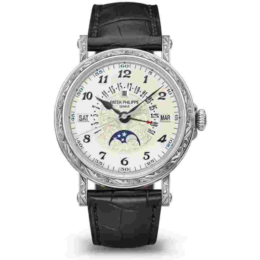 Patek Philippe Perpetual Calendar
5160/500G-001 38mm White Gold With Black Leather Watch 2018
