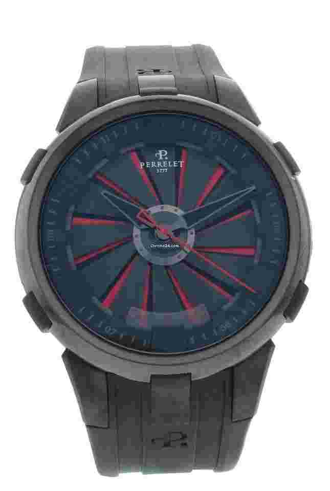 Perrelet Turbine XL
Black & Red Dial 48mm Automatic Men’s Watch A1051/9