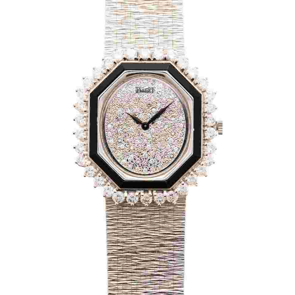 Piaget
White Gold Onyx and Diamond Watch Ref. 93419