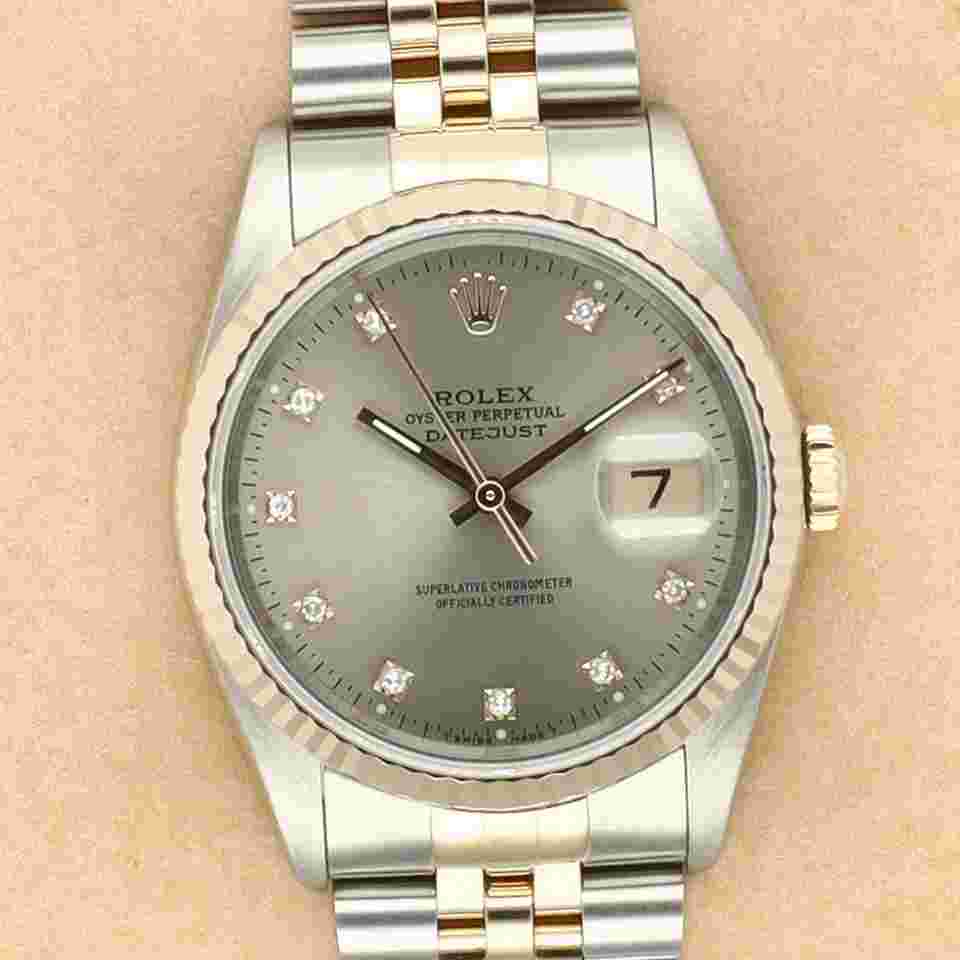 Rolex Datejust 36
16234 / 1991 / Box & Papers / 24 Months International Warranty