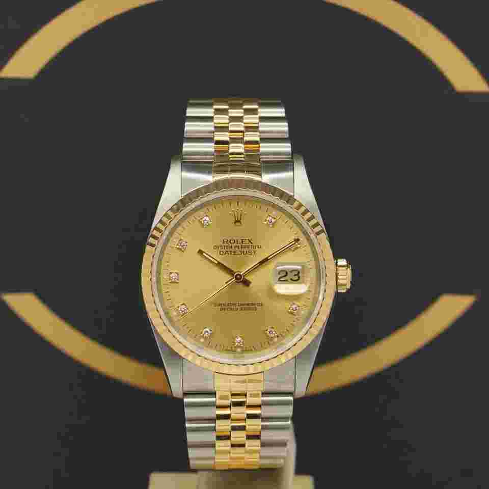 Rolex Datejust 36
S/G - Ref: 16233 - aus 1992 - LC100 Rolex Box & Papiere