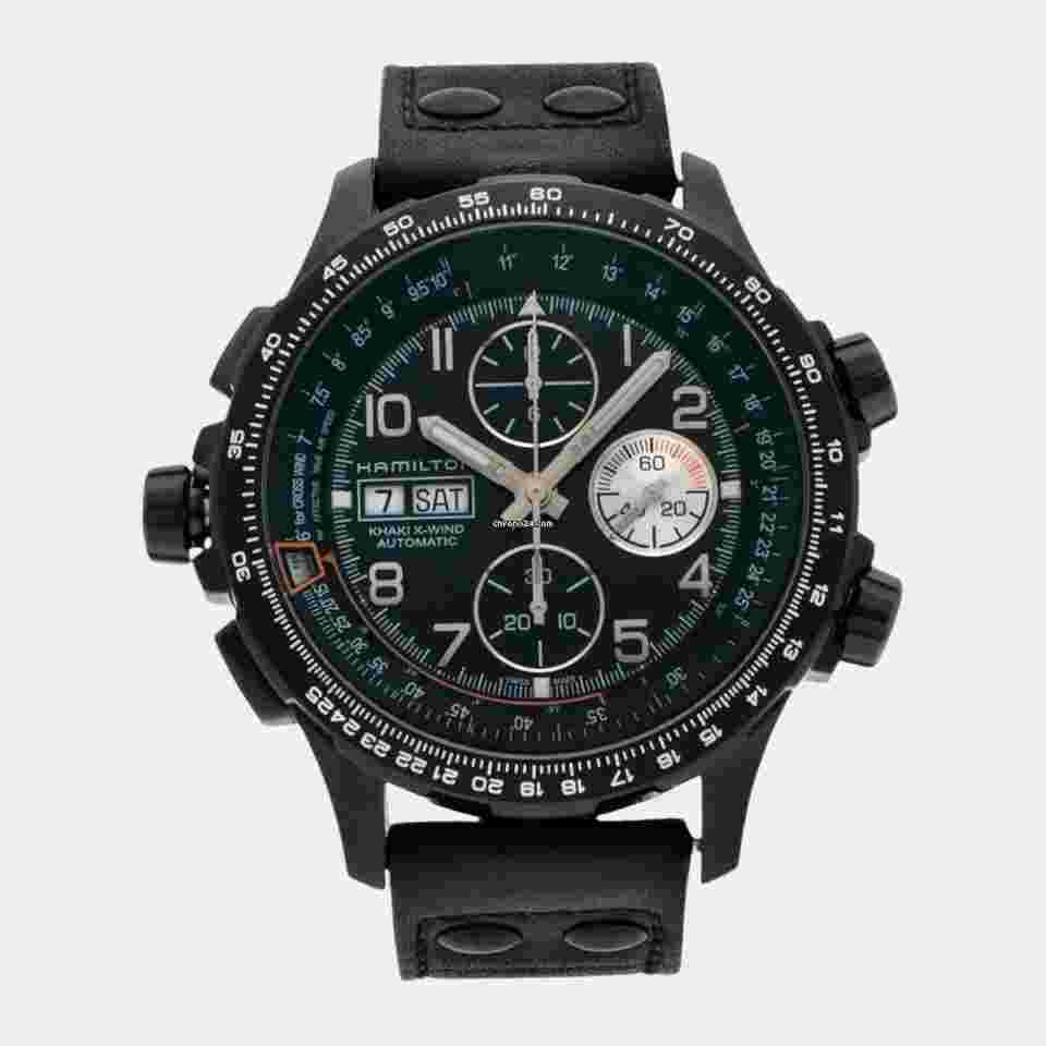 Hamilton Khaki X-Wind
Aviation X-Wind Chrono PVD Stainless Steel Automatic Men's Watch