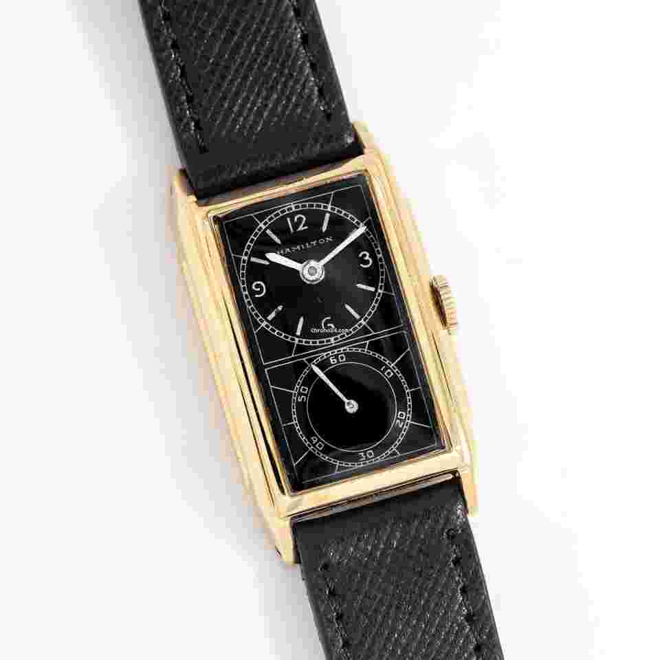 Hamilton
1938 Vintage Hamilton Seckron 14k Yellow Gold Filled Doctor's Watch ( 15199)