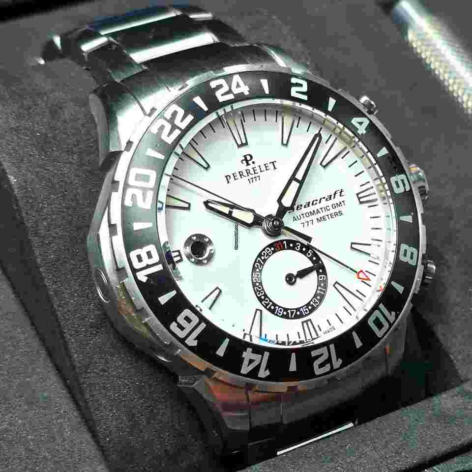 Perrelet Seacraft
GMT 42mm white dial full set