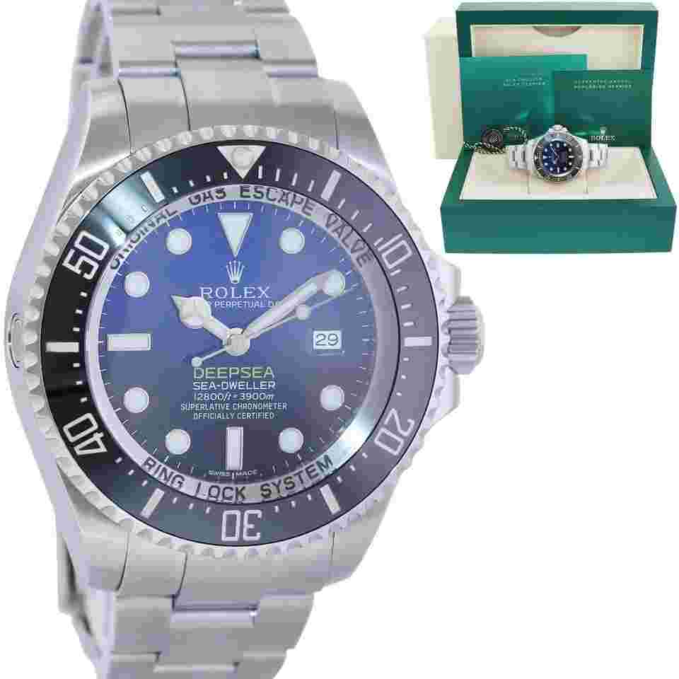 Rolex Sea-Dweller Deepsea
MINT 2017 Rolex Sea-Dweller Deepsea James Cameron Blue 116660 44mm Watch Box