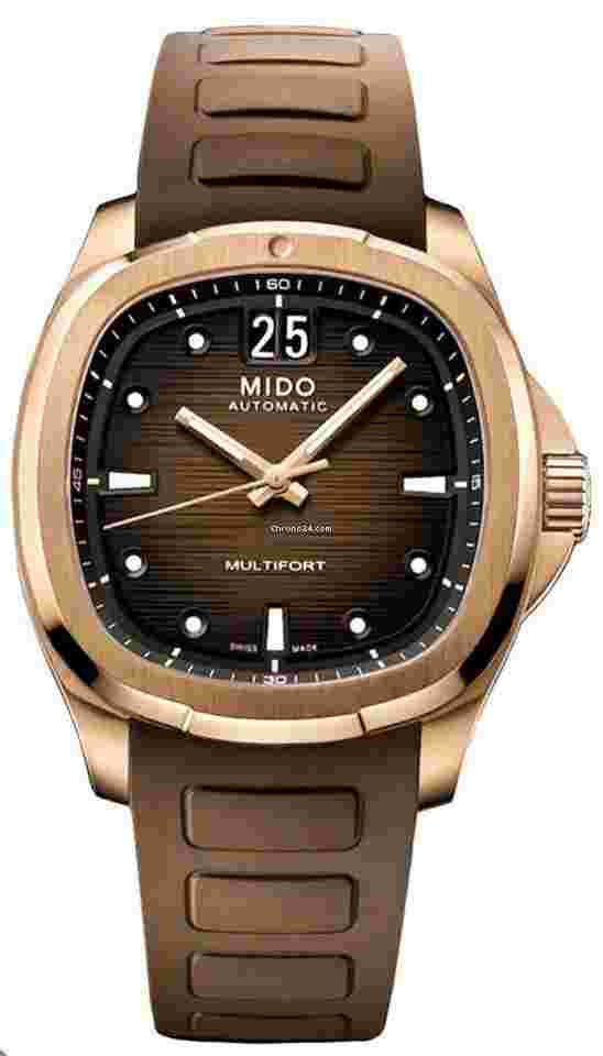 Mido Multifort TV Automatic Brown Dial Men's Watch M0495263729100