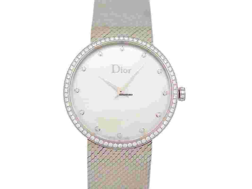Dior La D De Dior
satine cd043115 36mm acier diamants quartz watch