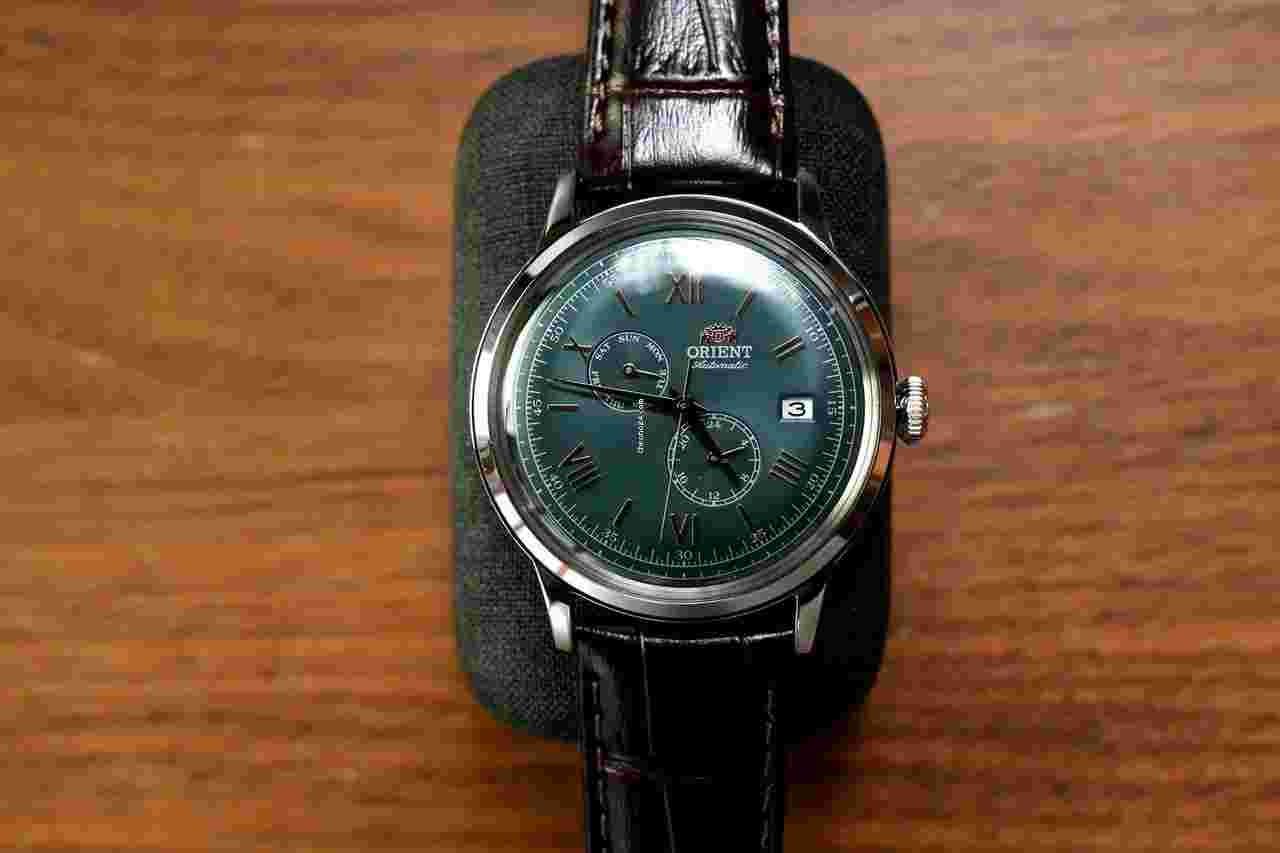 Orient Bambino RN-AK0703E Mechanical Automatic Bambino Green Men's Watch