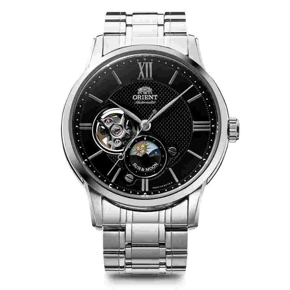 Orient STAR RN-AS0001B SUN & MOON 22 Jewels Automatic Mechanical Watch