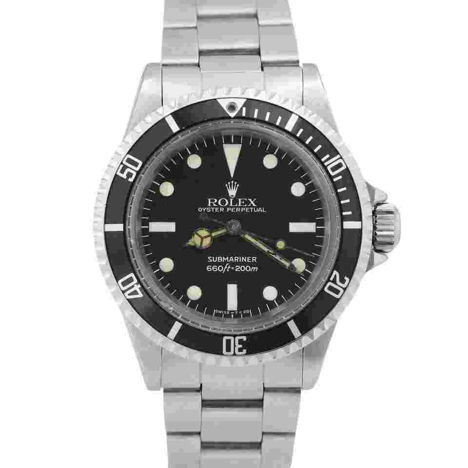 Rolex Submariner
ORIGINAL MAXI MK4 DIAL 1982 Rolex Submariner Black 40mm Patina 7.3 Watch 5513