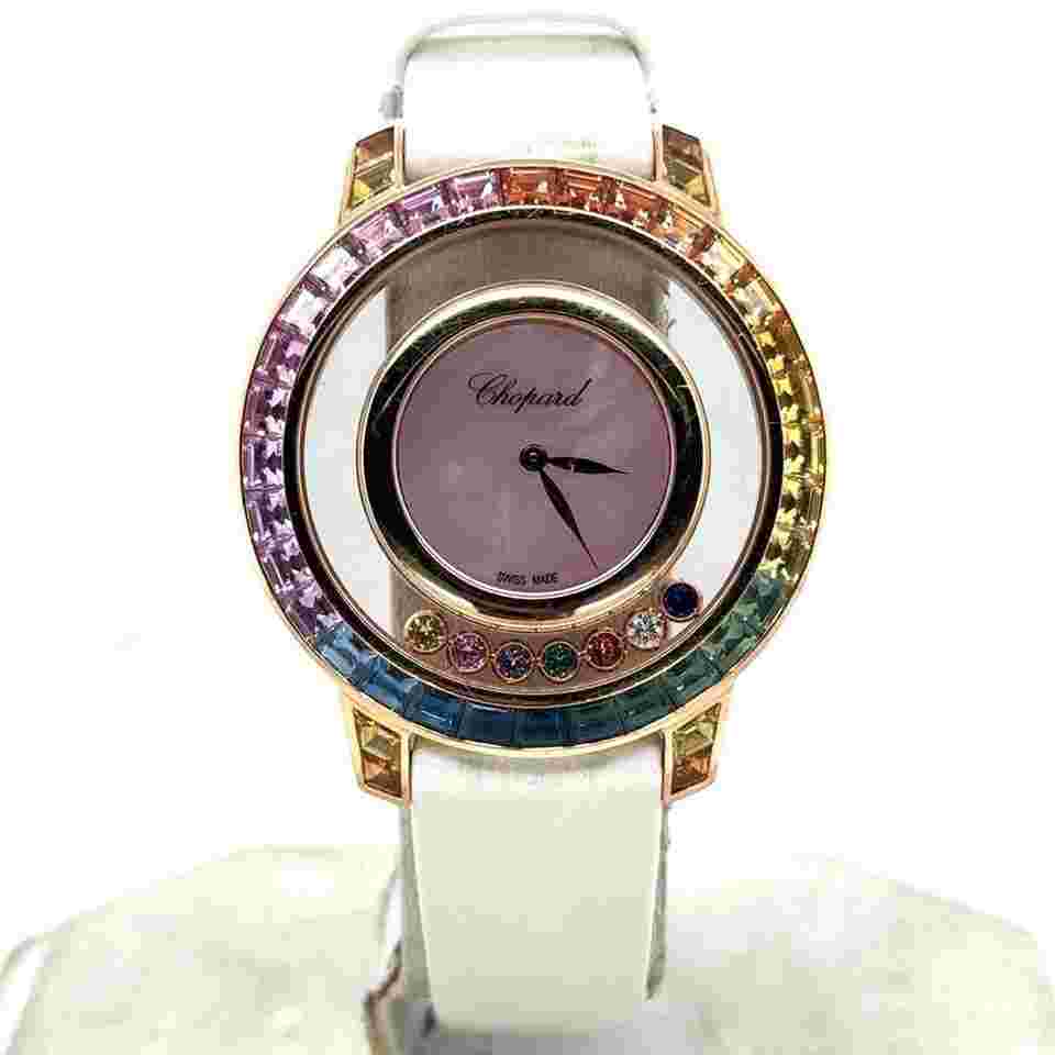 Chopard Happy Diamonds
Icons Quartz 35mm 18k RoseGold Rainbow Ladies 20A002-5901