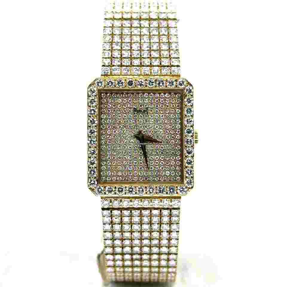 Piaget
Classic Vintage 25mm Quartz 18k Yellow Gold Factory Diamonds 81541C626