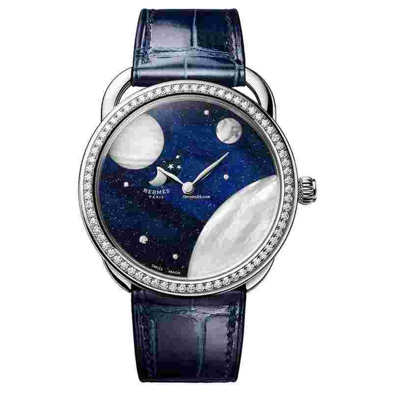 Hermès Arceau
38MM AR7.C93 18K WHITE GOLD UNISEX WATCH
