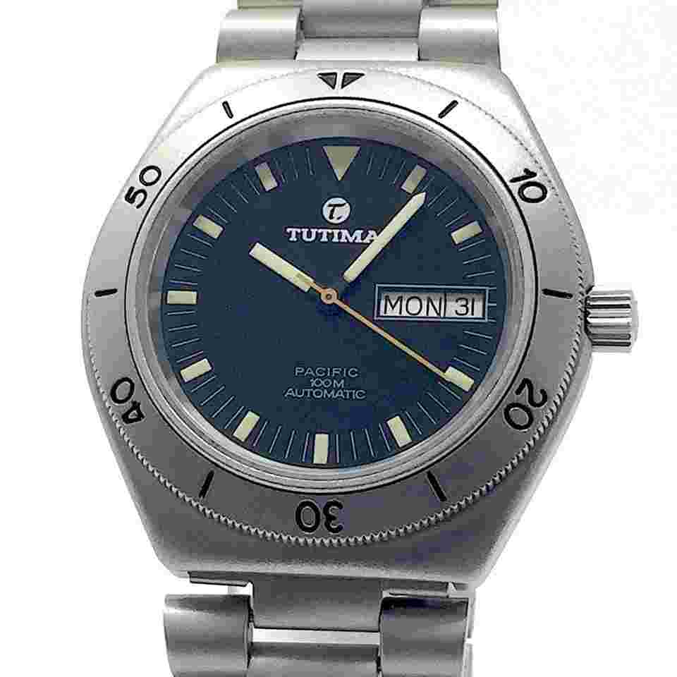 Tutima (like new & unworn) Pacific 40mm Full-Set Military Automatic Ref. 670-01 CCCC