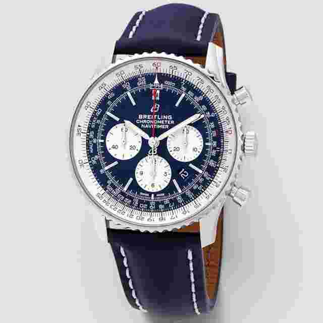 Breitling Navitimer 1 B01 Chronograph Automatic Chronometer Aurora Blue Dial Men's Watch