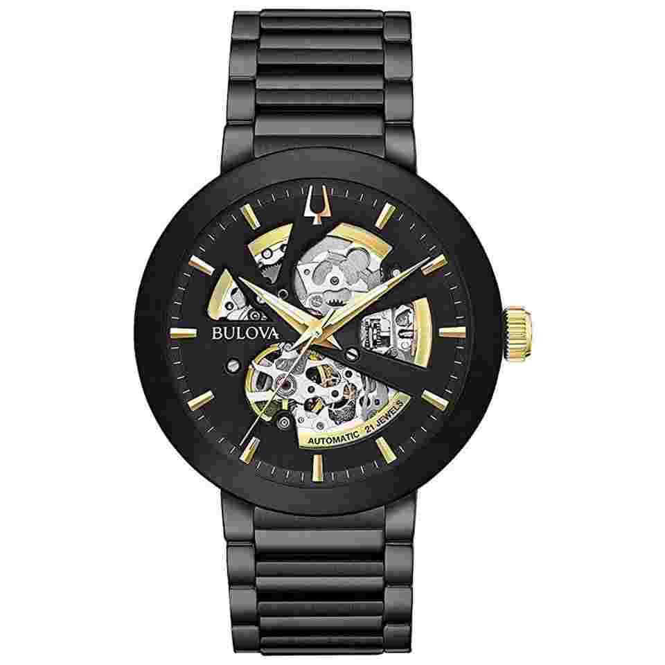 Bulova Futuro Modern 98A203 41mm Automatic men’s watch stainless steel bracelet 30m water