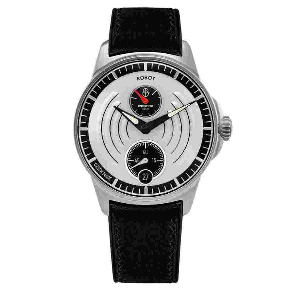 Robot Aerodynamic Silver Metalic 39.5 mm