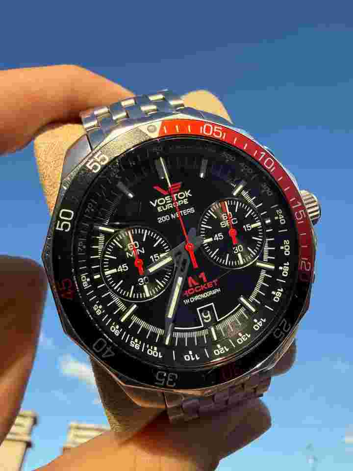 Vostok Rocket N1 Herrenuhr Chronograph Vostol Rocket N1