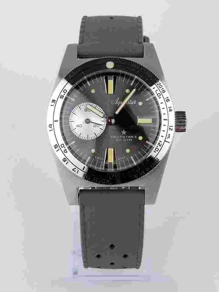 Aquastar Deepstar II Steel Grey – Limited Serial #066 – NATO + Tropic Straps