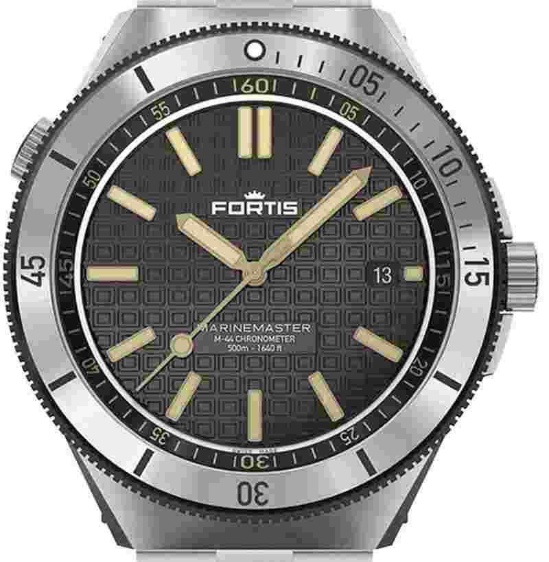 Fortis Marinemaster Black Resin M-44 F8120018