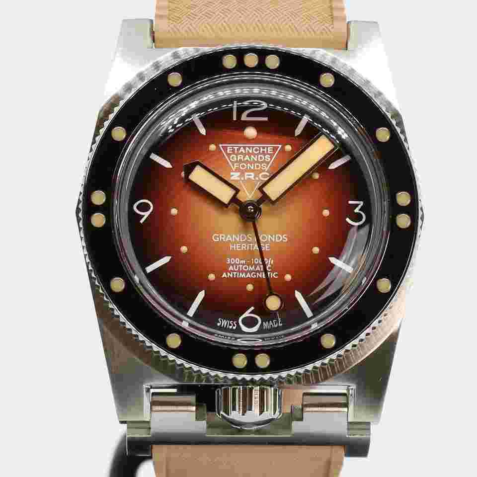 ZRC GF38 Heritage 39mm Smoke GF381318 Nuovo da Rivenditore Ufficiale
