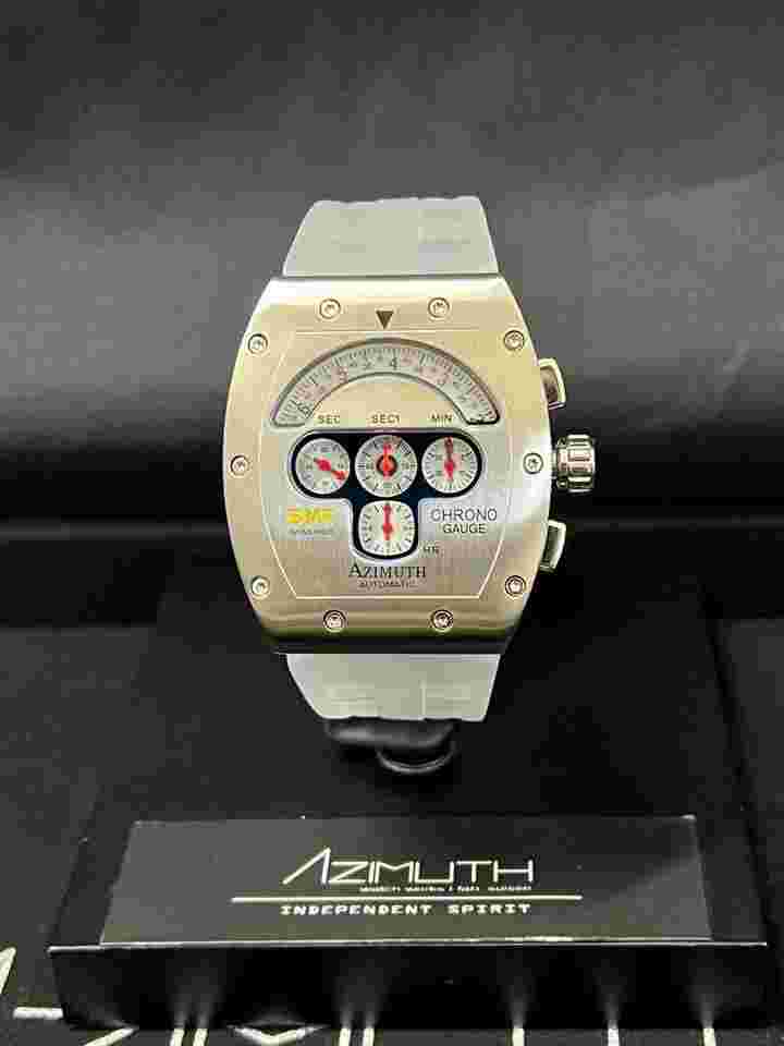 Azimuth Chrono Gauge Mecha-1 BMF (White dial)
