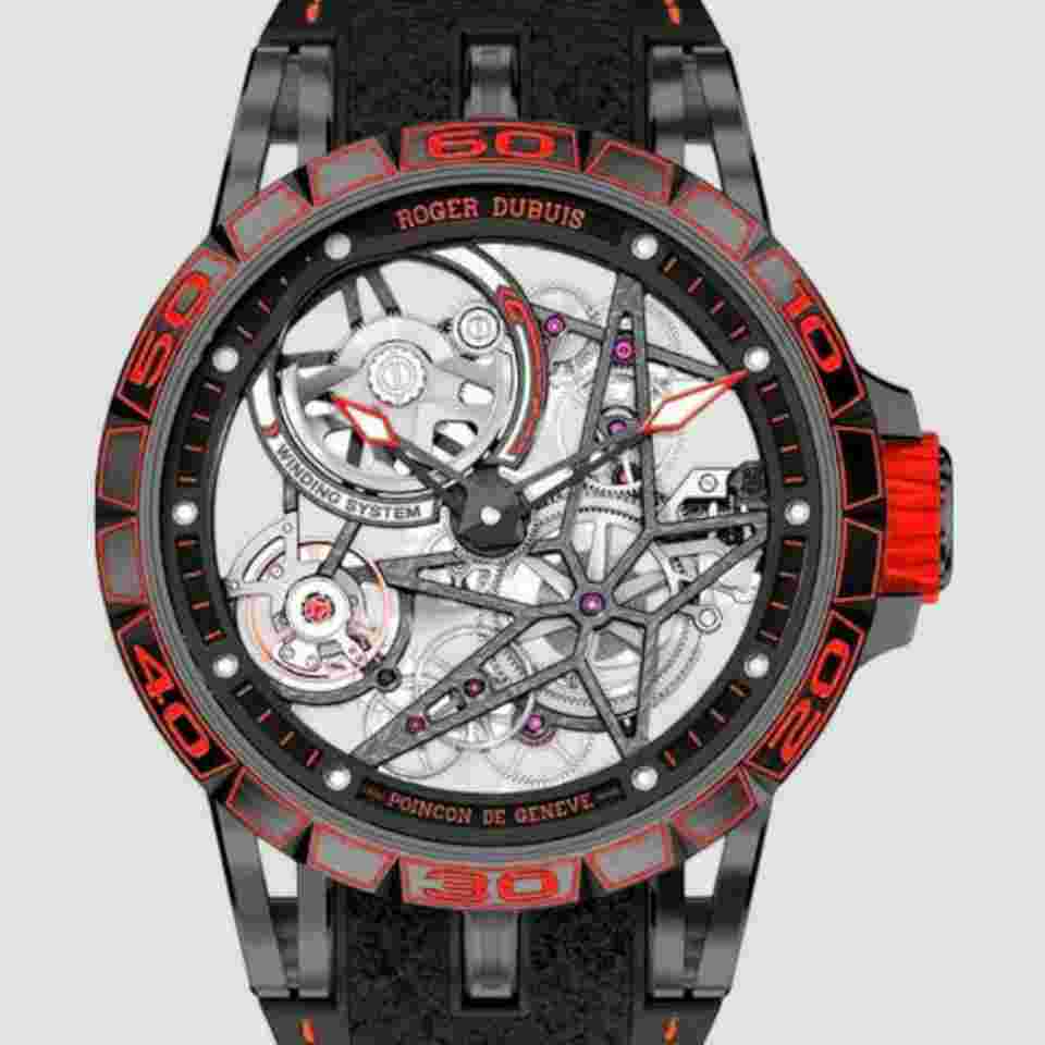 Roger Dubuis Excalibur Spider Pirelli Skeleton Automatic Men's Watch