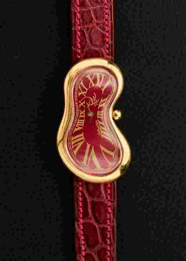 Exaequo 1990 Exaequo Softwatch VERY RARE Dali RED ROMAN Dial very rare combo 92008 HK 1990 Exaequo Softwatch VERY RARE Dali RED ROMAN Dial full