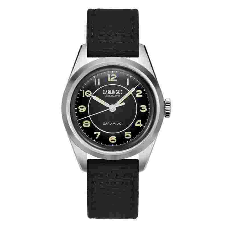 Carlingue Montre Military 01 Noir CT-003-B