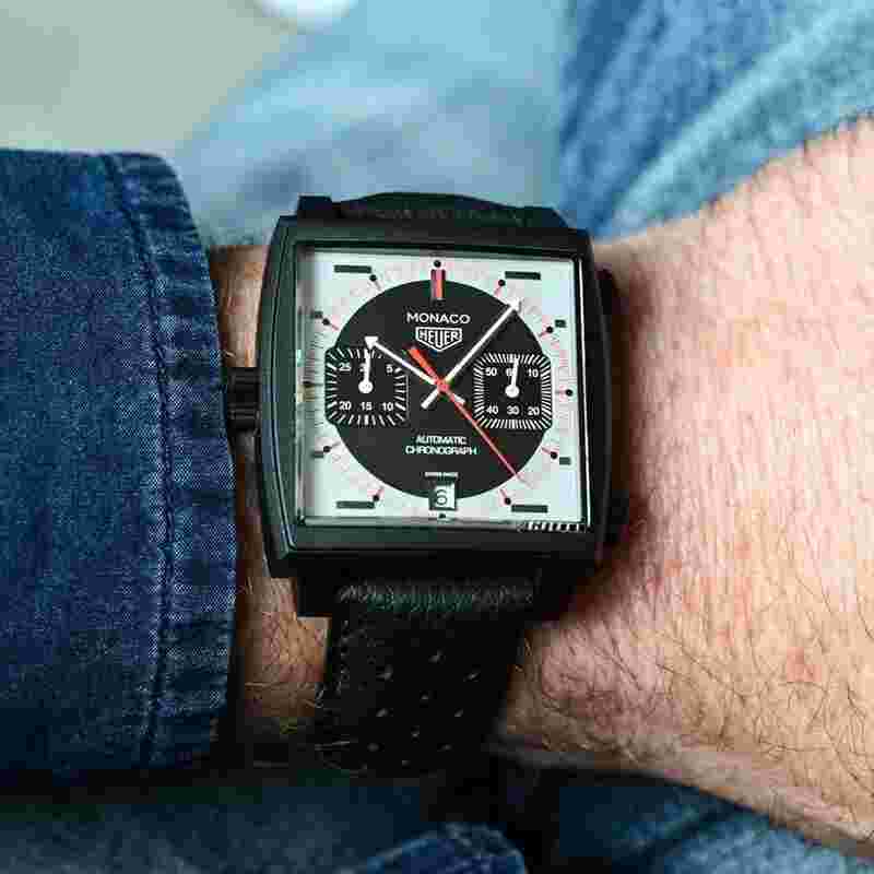 TAG Heuer Monaco Chronograph Stopwatch Limited Edition – CAW218F.FC6356