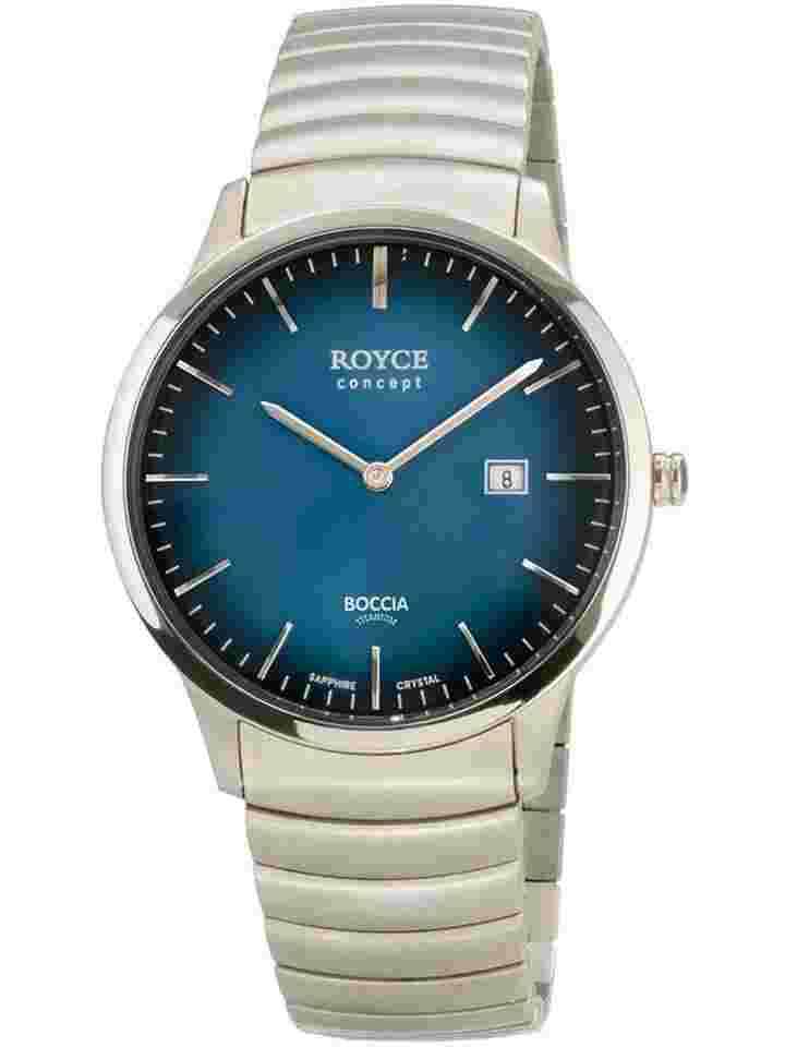 Boccia 3645-03 Royce Herrenuhr Titanium 40mm 3ATM
