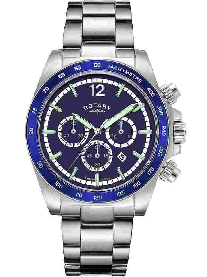 Rotary GB05440/05 Henley Chronograph Herrenuhr 41mm 10ATM