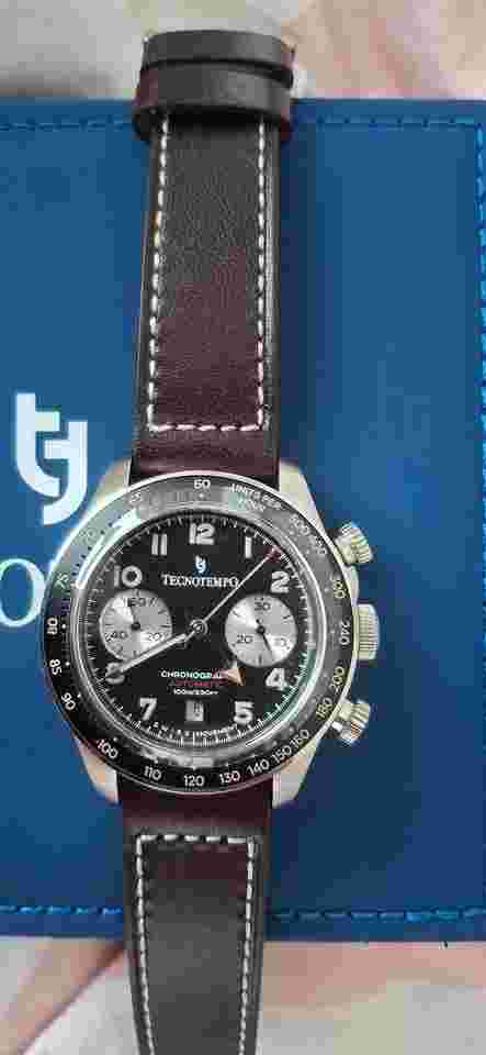 Tecnotempo Chronograph "meca" Automatic Full set limited edition #9/100