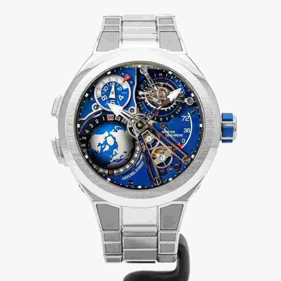 Greubel Forsey GMT SPORT Tourbillon Titanium 45mm Limited Edition 1 of 33 - FULL SET BOX & PAPERS Watch in-hand and ready for immediate delivery.