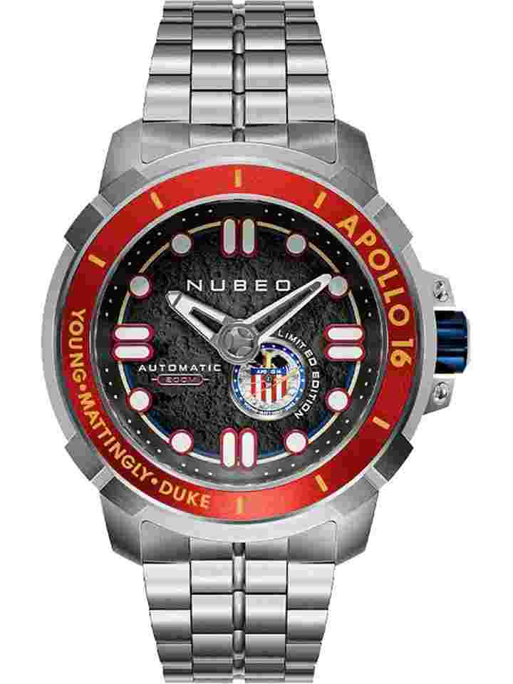 Nubeo NB-6093-33 Herrenuhr Apollo 55th Automatik Limited Edition 48mm 20ATM