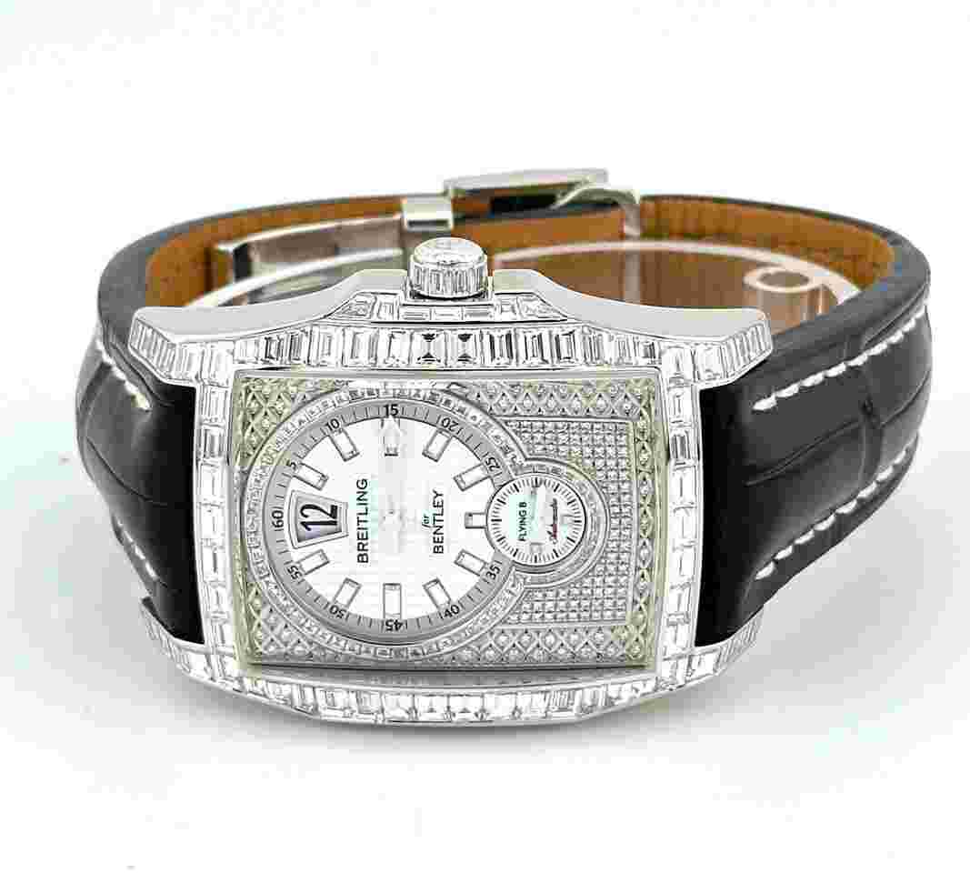 Breitling Bentley Flying B Diamond Dial Jumping Hour Baguette Bezel Limited to 25 Pcs