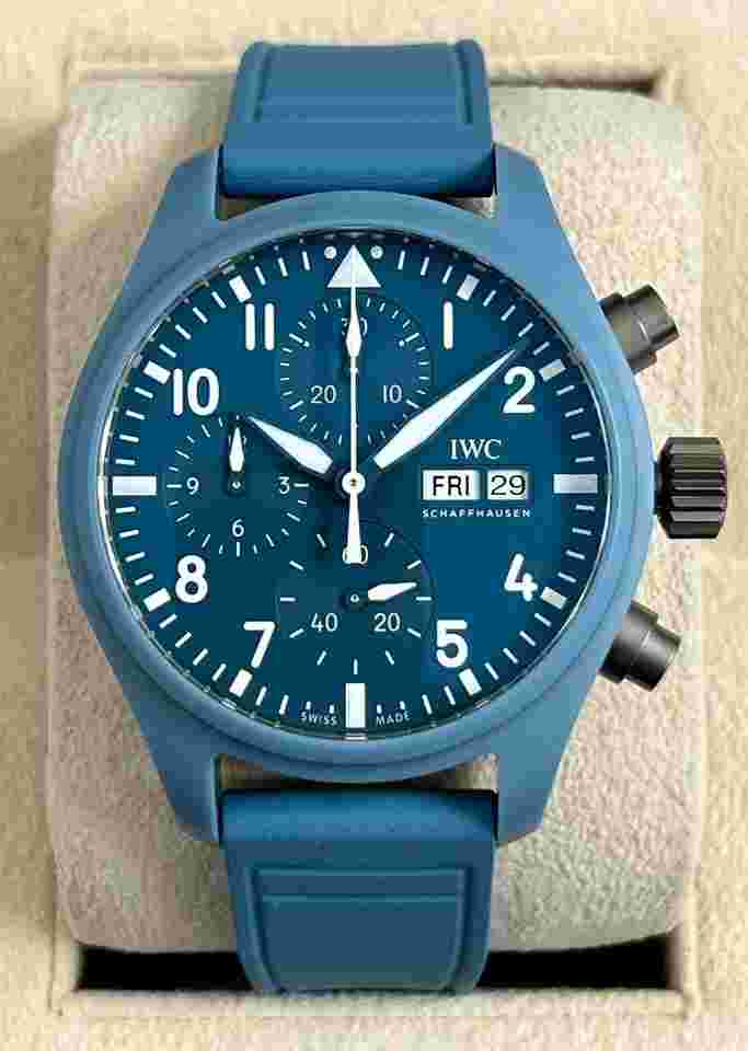 IWC Top Gun Miramar New 2026 41mm Blue Ceramic IW389409 Brand New Full Set