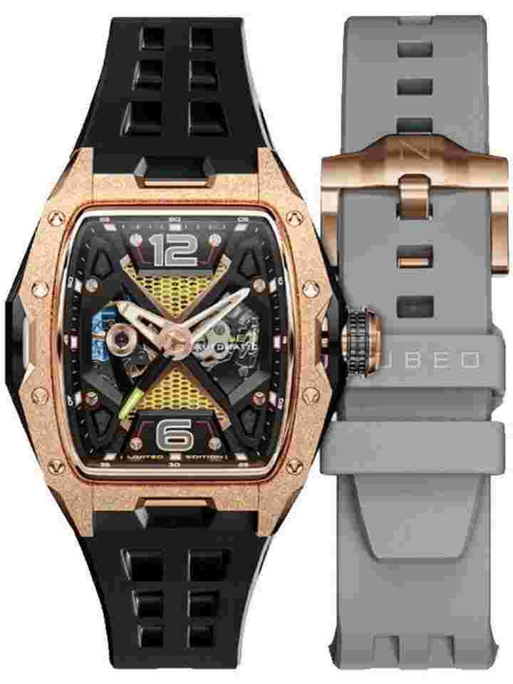Nubeo NB-6078-07 Herrenuhr Davinci Automatik Limited 46mm 5ATM