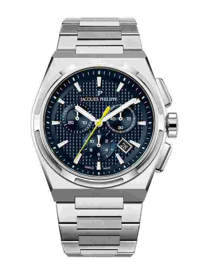 jacques philippe aurora chrono 42 mm quartz watch jpqgc411336xs