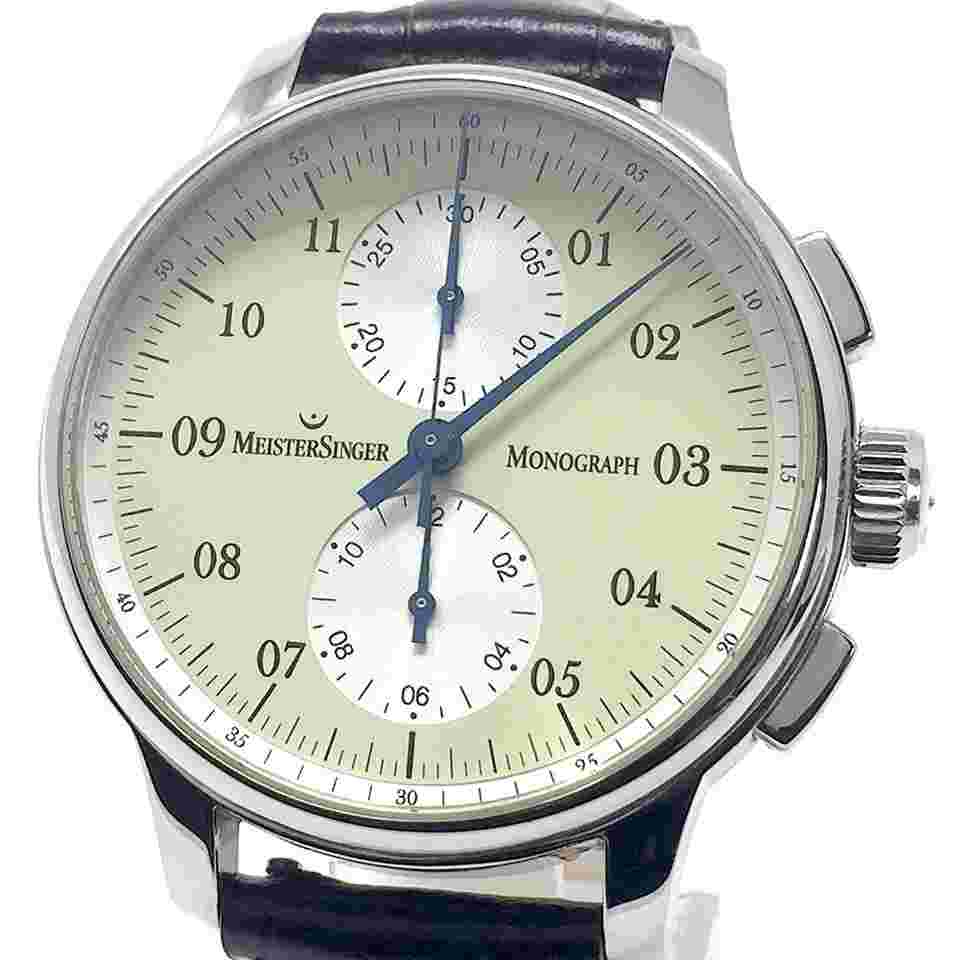 Meistersinger (like new & unworn) 43mm MONOGRAPH Automatic Chronograph MM103 QQQI